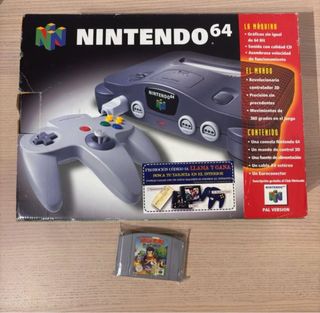 Consola Nintendo 64 + Juego Diddy Kong Racing