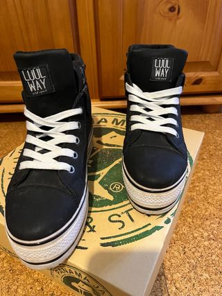 Botines plataforma Cool Way negros