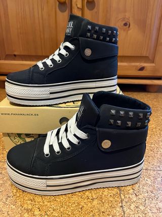 Botines plataforma Cool Way negros