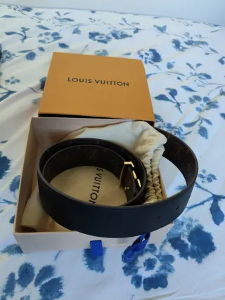 Cintura Louis Vuitton Nero/Marrone