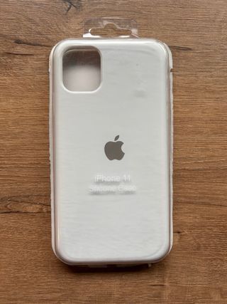 Funda Silicona iPhone 11 Blanca