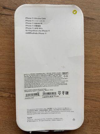 Funda Silicona iPhone 11 Blanca