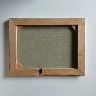 Olio tela paesaggio rurale Michele Mangino Gravina