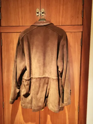 Parka de Piel Hombre Talla 54