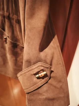 Parka de Piel Hombre Talla 54