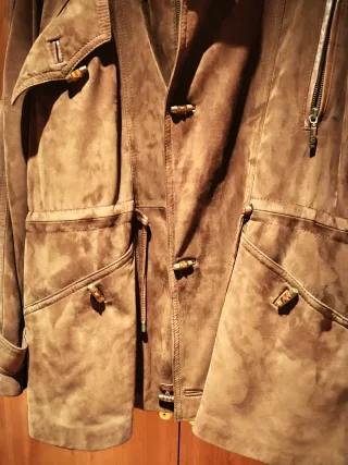 Parka de Piel Hombre Talla 54