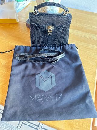 Bolso de fiesta Maya M negro