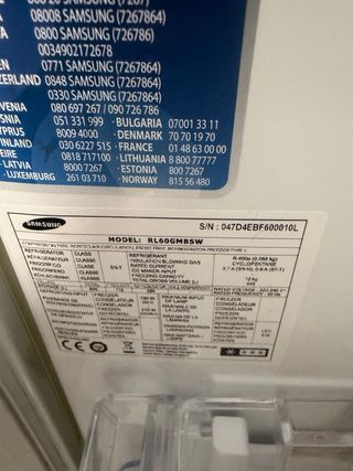 Nevera Combi Samsung NO FROST no enfria