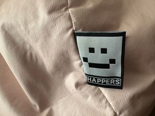 Pouf rosa con riempimento di palline