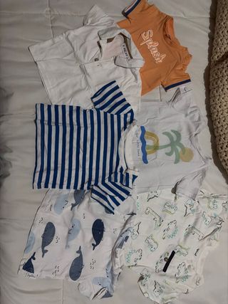 Lotto magliette neonato