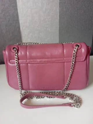 Bolso de hombro rosa