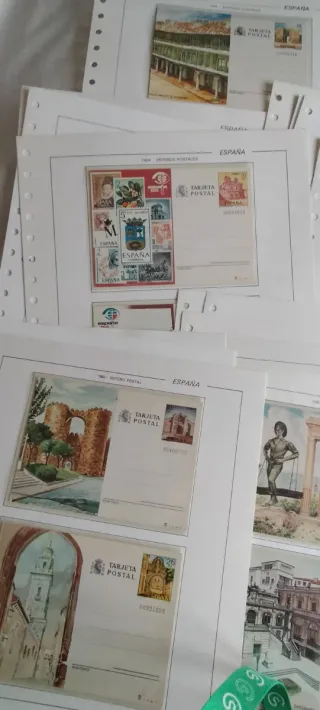 Francobolli Postali e Aerogrammi Spagna 1982-1984