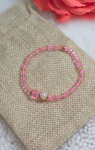 Pulsera elástica cristal y acero Obba Nani