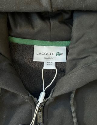 Chándal Lacoste Negro Talla S
