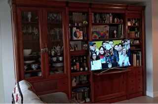 Mueble Salón Madera Cerezo