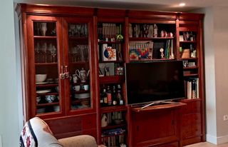 Mueble Salón Madera Cerezo