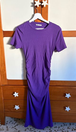Vestido Zara Morado
