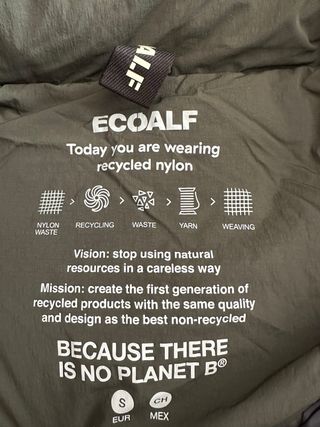 Cazadora Ecoalf Hombre Talla S Verde