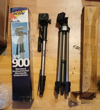 FOTO Y VIDEO Trípode Giottos VT 802 y Monopié MP9