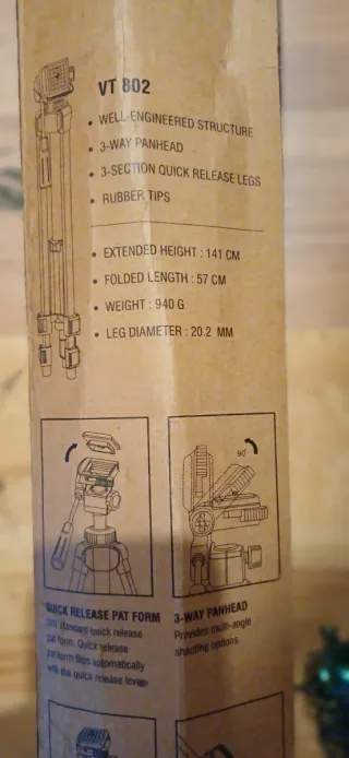 FOTO Y VIDEO Trípode Giottos VT 802 y Monopié MP9