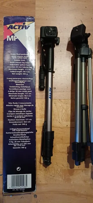 FOTO Y VIDEO Trípode Giottos VT 802 y Monopié MP9