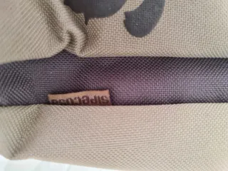 Bolso bandolera verde y marrón