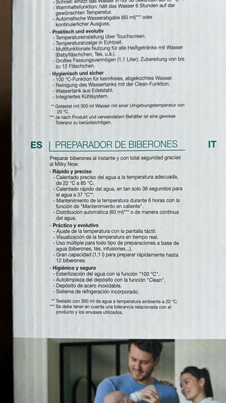 Calentador agua biberones Milky Now Babymoov