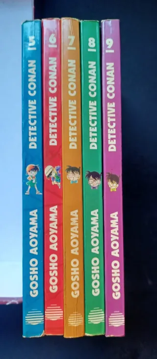 Detective Conan lote del número 5 al 9