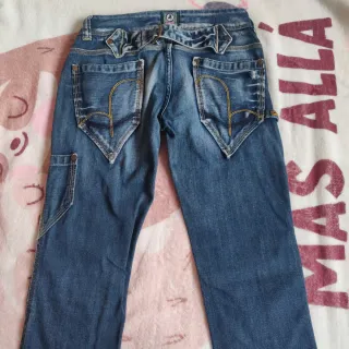 Pantalón vaquero Lois recto mujer talla 38