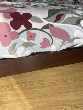 Somier con cabecero y colchón