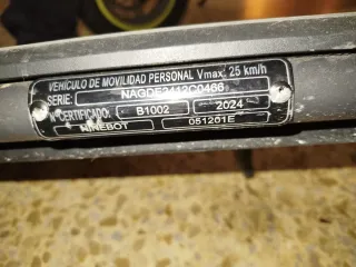 Patinete Eléctrico Plegable ninebot f2. 800w