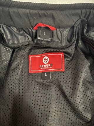 Chaqueta moto ARMURE + espaldera -- Talla L