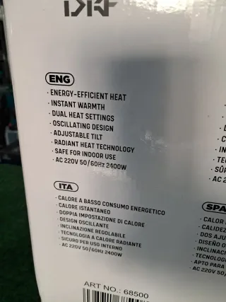 Stufa a piantana DRF 2400W