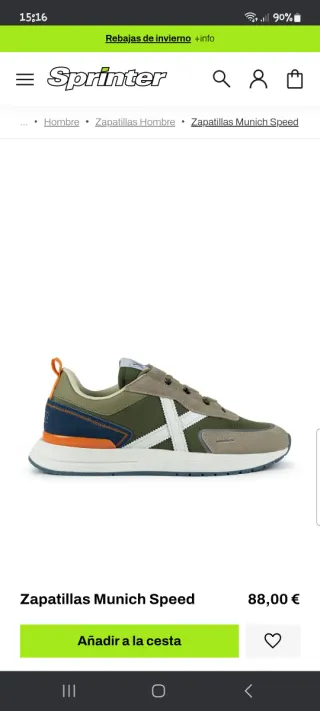 Zapatillas Munich Speed Talla 43