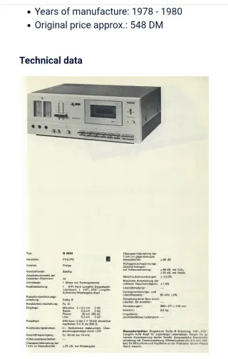 Platina Cassette Philips N2534 Plata