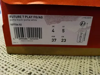 Botas de fútbol Puma Negras