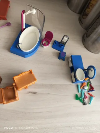 Casa de muñecas y accesorios