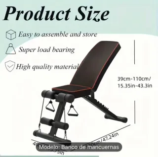 Banco de ejercicios multifuncional