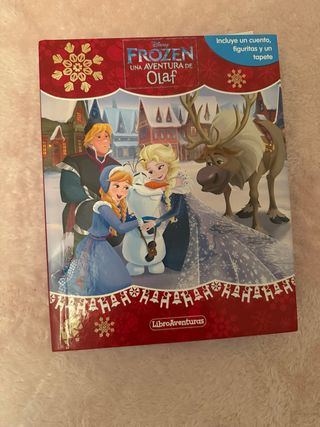Libro con muñecos Frozen