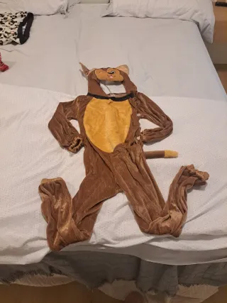 Disfraz de perro marrón