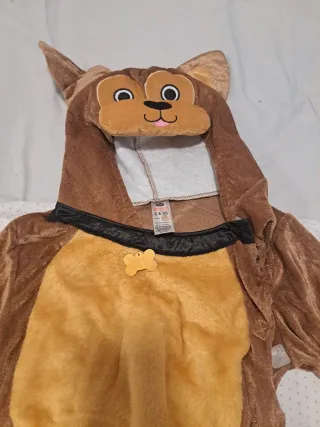 Disfraz de perro marrón