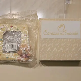 Carezze e Coccole Cornice bambino  orsetto x foto