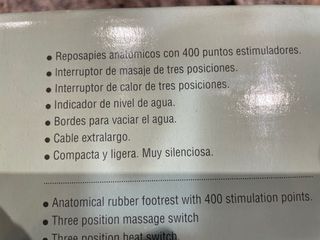 Masajeador de pies Ufesa Relax