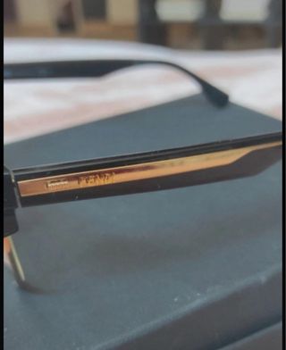 Occhiali da sole Fendi neri e oro. Modello FF0163.