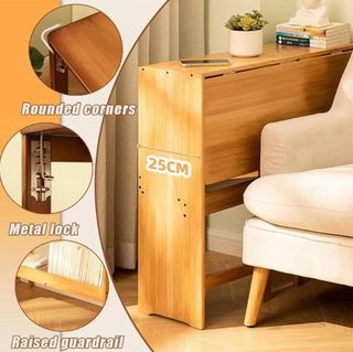 Escritorio plegable de bambú