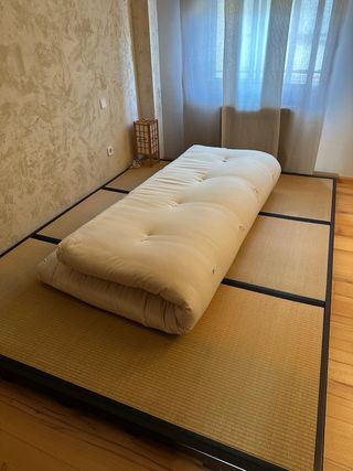 Cama Tatami Japonés con Futón