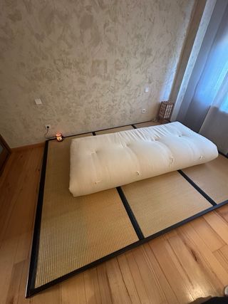 Cama Tatami Japonés con Futón