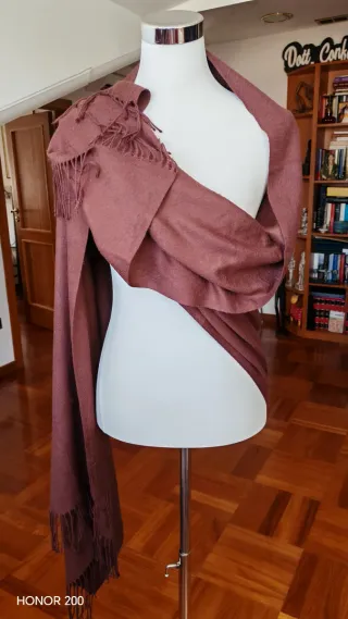 Sciarpa Zara Bordeaux Unisex