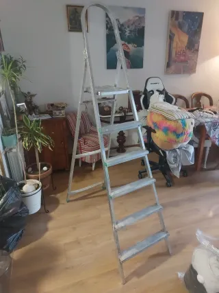 Escalera aluminio 6 peldaños