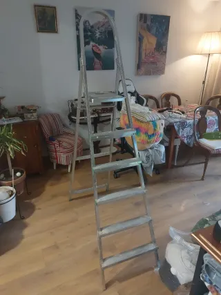 Escalera aluminio 6 peldaños